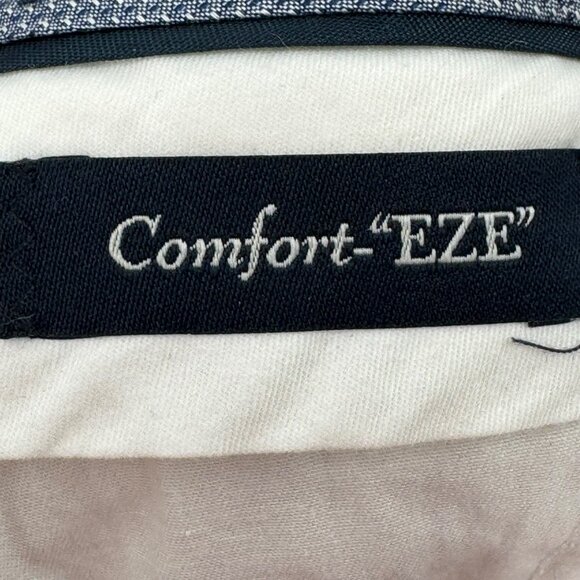 Ballin Comfort-"Eze" Flat Front Cream Pants Mens Size 38 Wool/Linen Blend - Picture 7 of 8